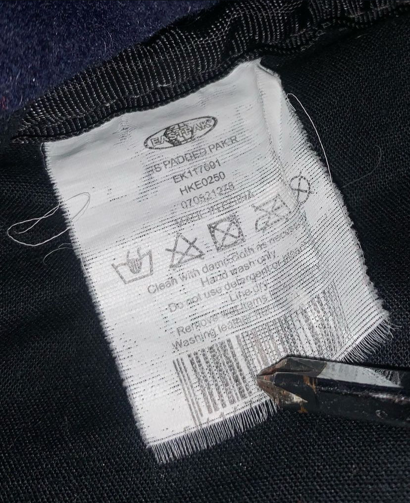 RAF SIMONS AW2008 EASTPAK WOOL PATCHS BAG PACK
