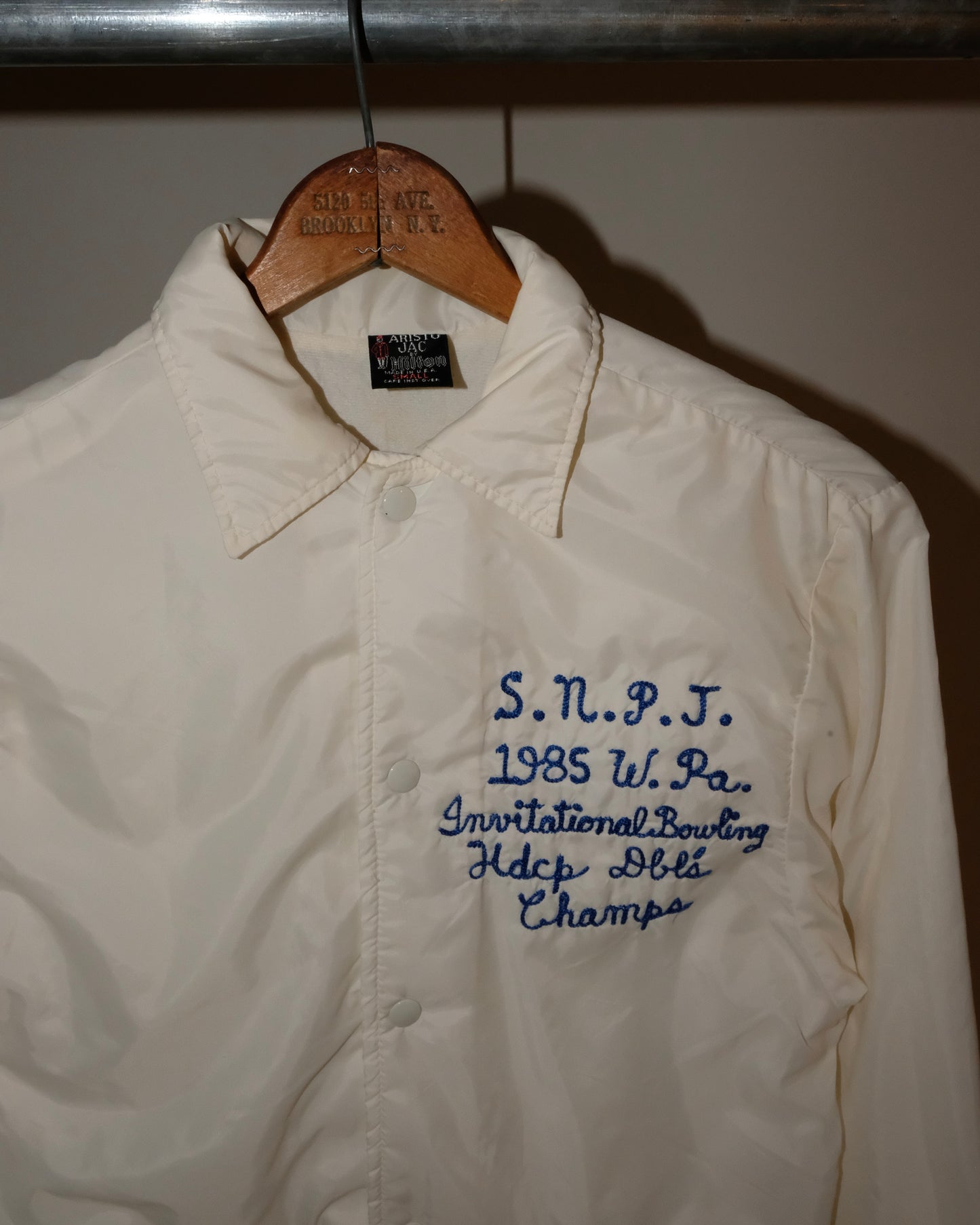 70s CHAIN STITCHED BUTTON JACKET