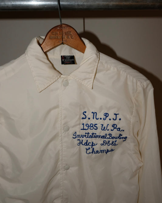 70s CHAIN STITCHED BUTTON JACKET