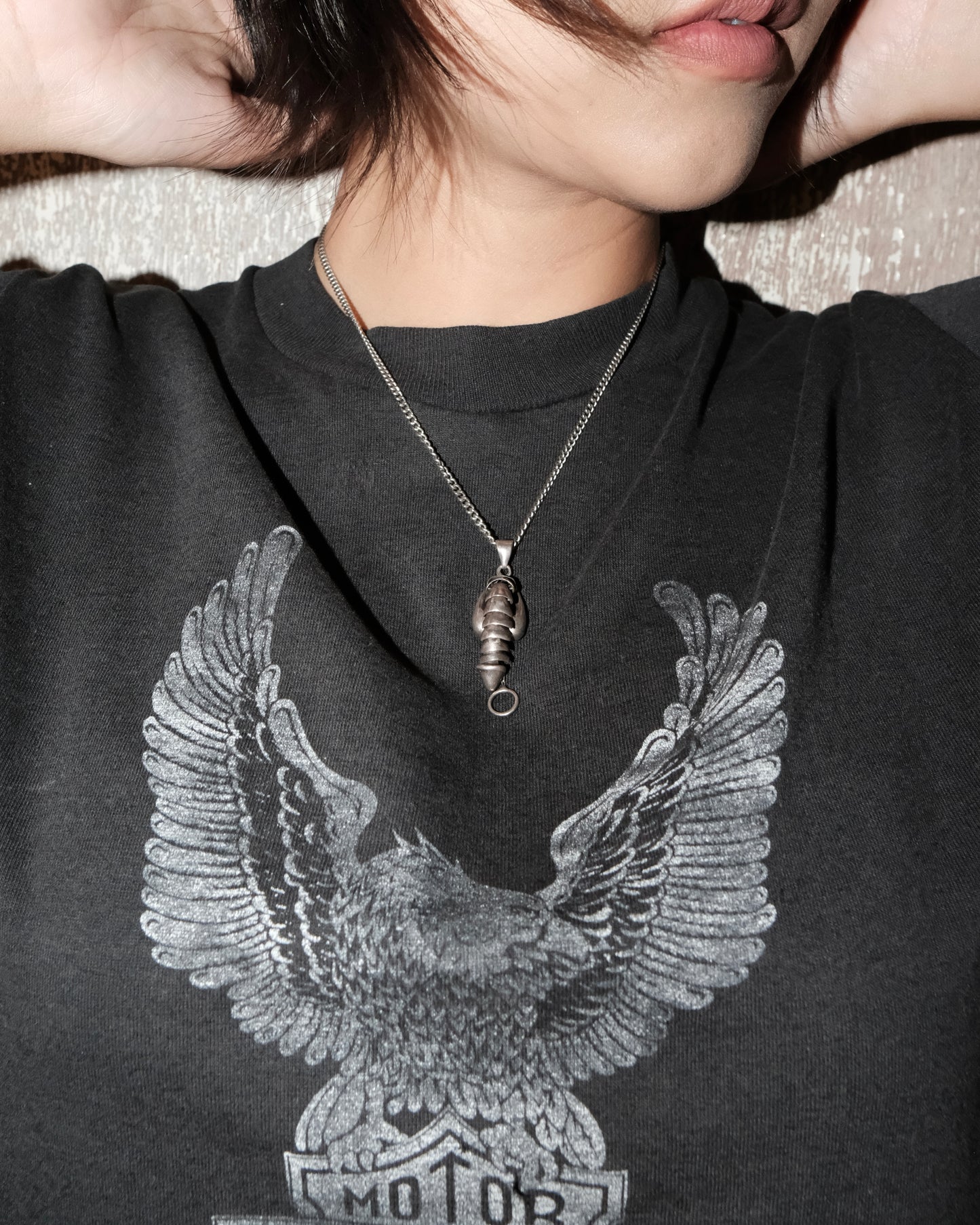 925 STERLING SILVER COCK NECKLACE