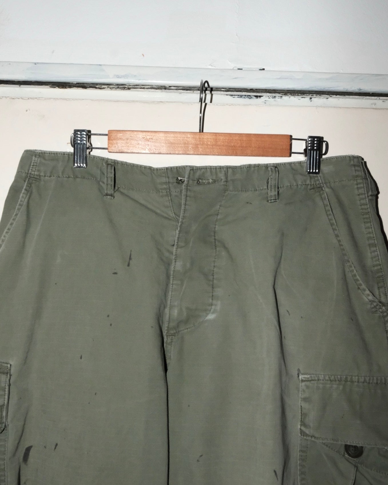 70s U.S. ARMY JUNGLE FATIGUES RIP-STOP SHORT