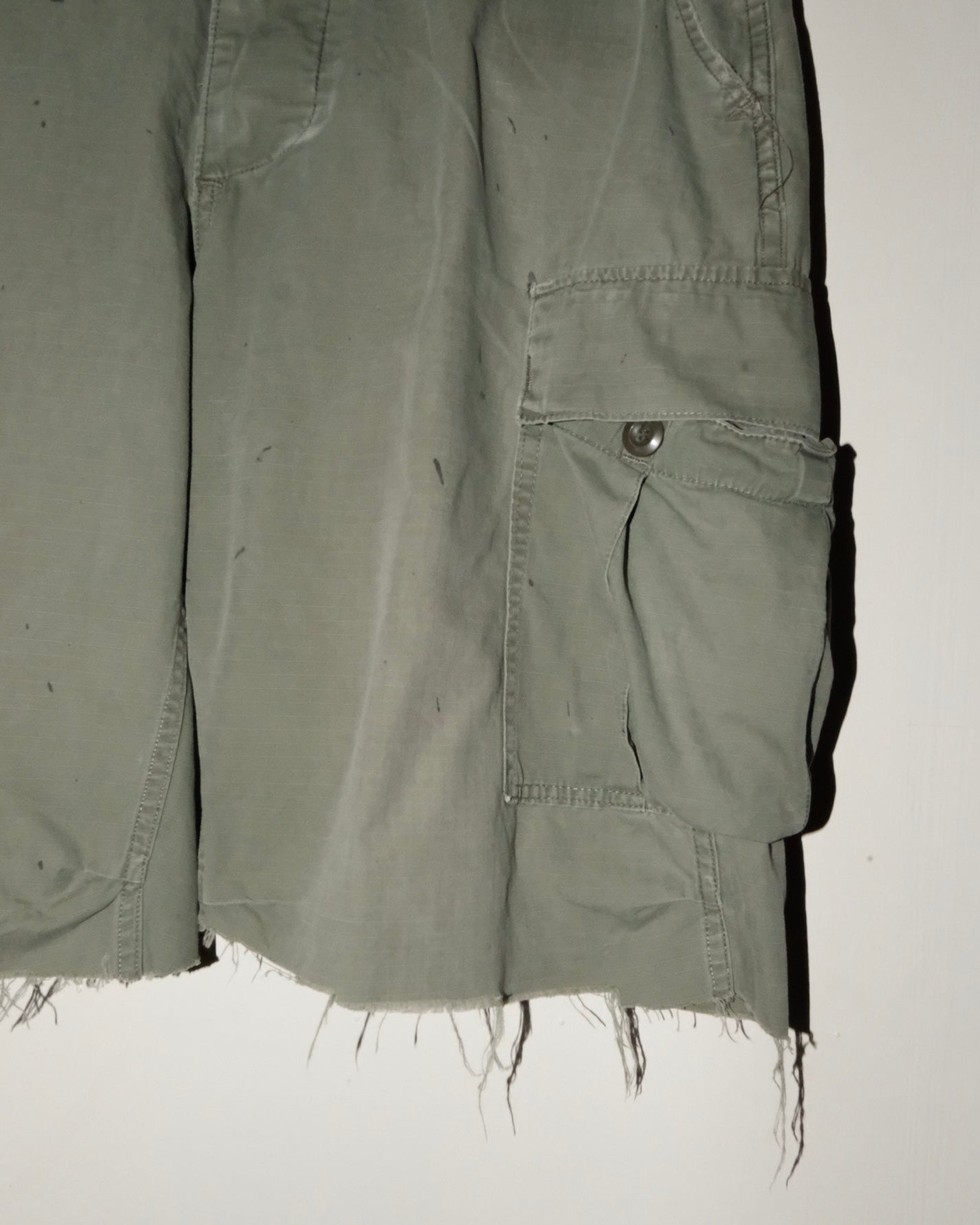 70s U.S. ARMY JUNGLE FATIGUES RIP-STOP SHORT