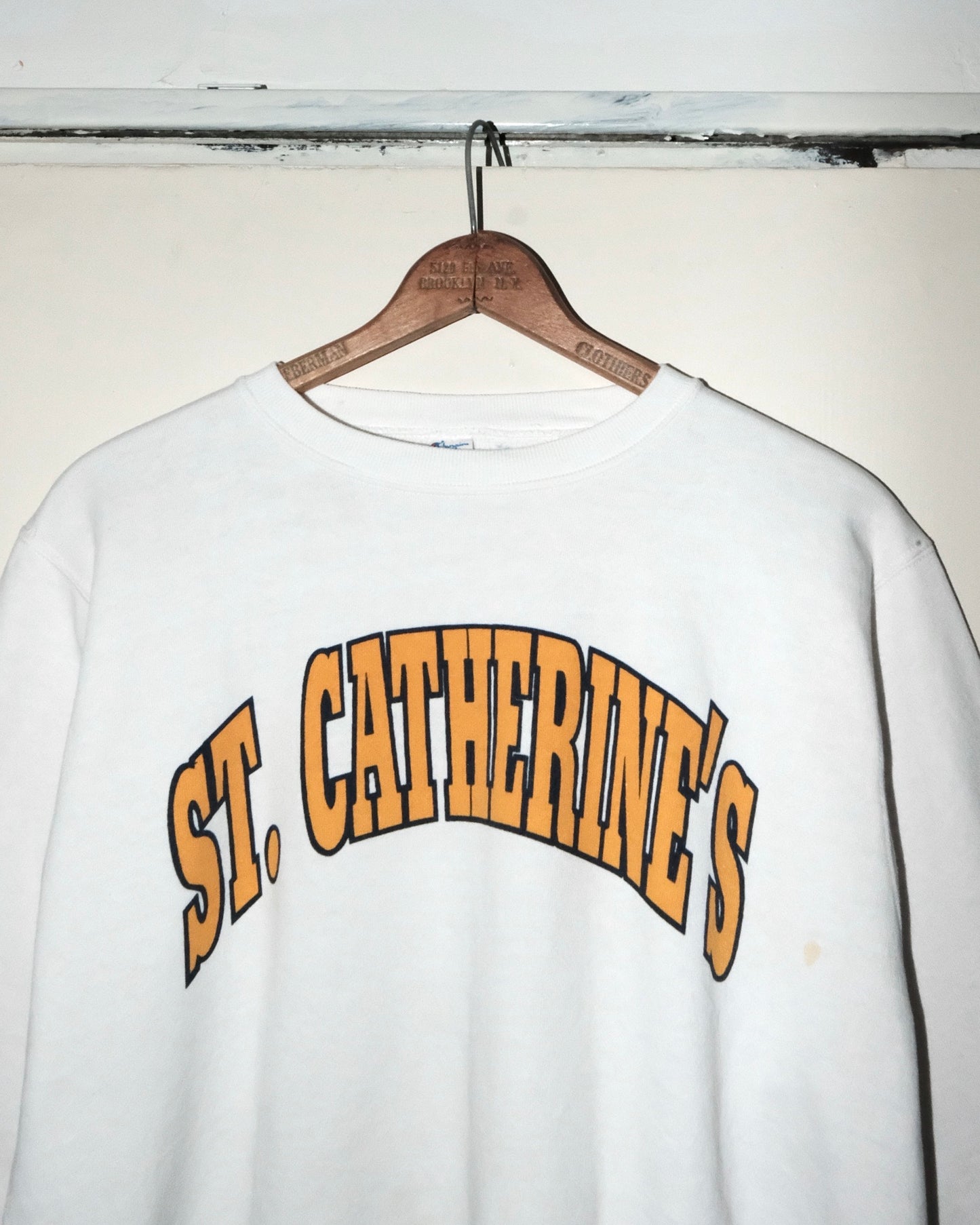 80s CHAMPIONS ST.CATHERINE'S CREWNCK SWEATSHIRT