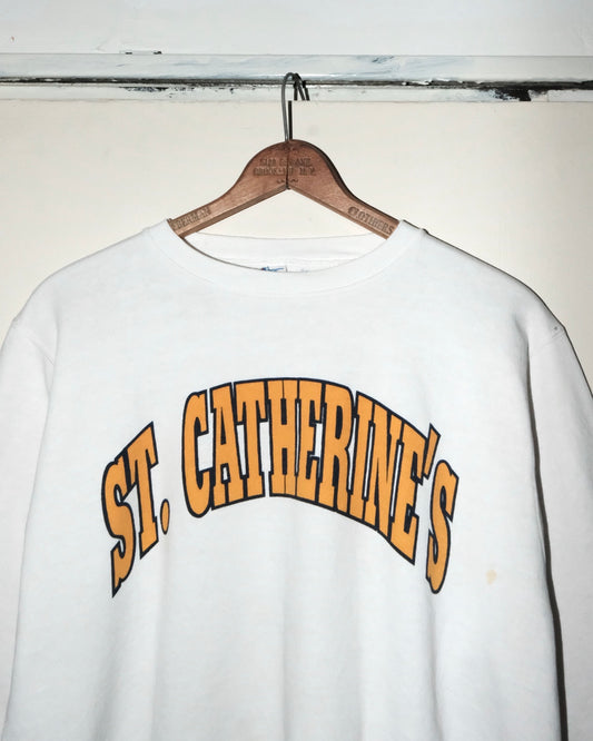 80s CHAMPIONS ST.CATHERINE'S CREWNCK SWEATSHIRT