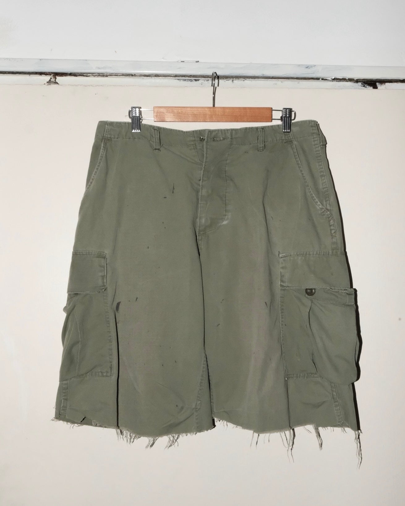 70s U.S. ARMY JUNGLE FATIGUES RIP-STOP SHORT