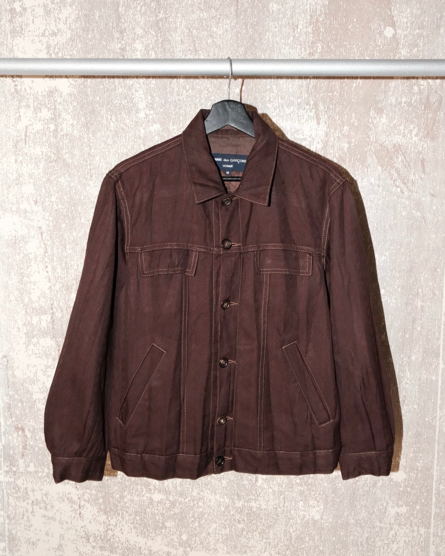 COMME des GARCONS HOMME AD2004 CRINKLE JACKET