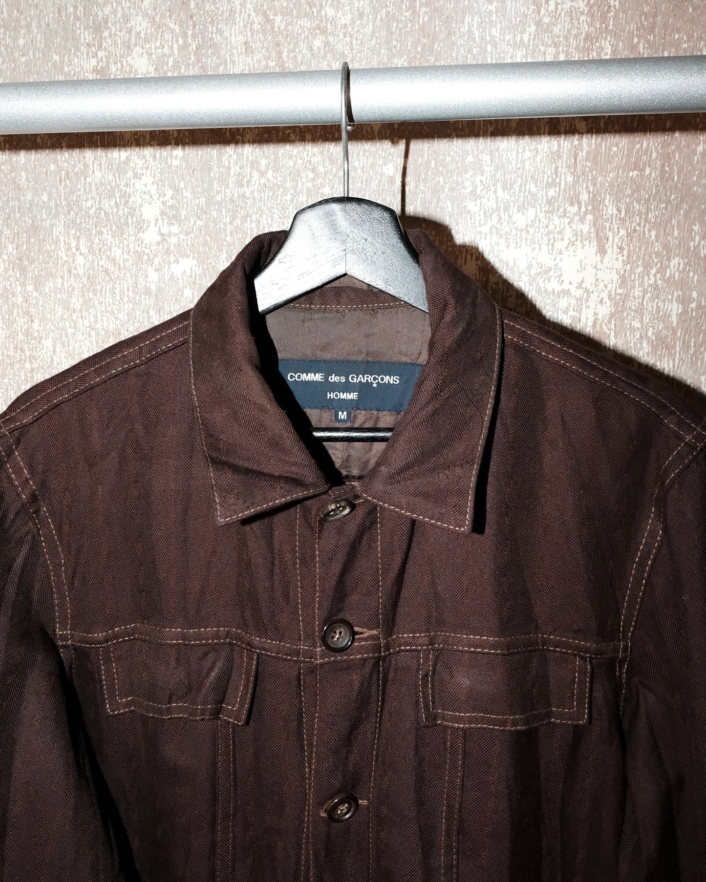COMME des GARCONS HOMME AD2004 CRINKLE JACKET