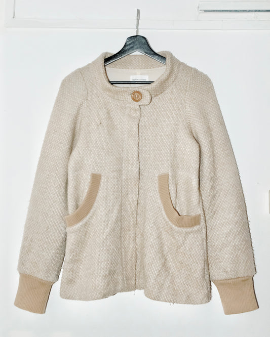 TSUMORI CHISATO TEXTURE WOOL JACKET